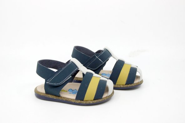 ŞirinBebe 858 Erkek Bebek İlk Adım Bebek Sandalet Ayakkabı - 8