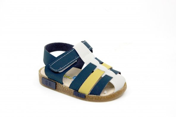 ŞirinBebe 858 Erkek Bebek İlk Adım Bebek Sandalet Ayakkabı - 9