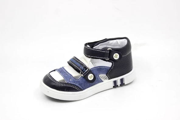 ŞirinBebe 193 Erkek Bebek İlk Adım Bebek Sandalet Ayakkabı - 7