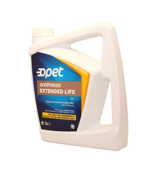 Opet Extended Life Antifriz Kırmızı 3Lt - 3