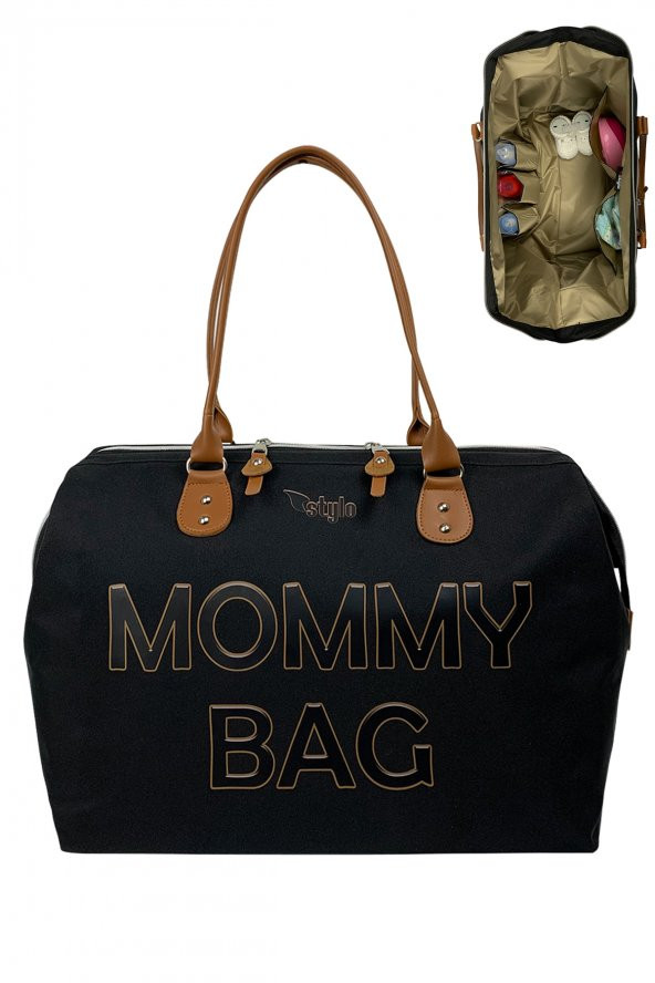 Stylo Mommy Bag 3D Siyah