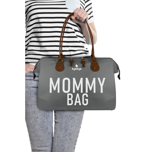 Byebye Mommy Bag Anne Bebek Bakım Çantası ( Gri )