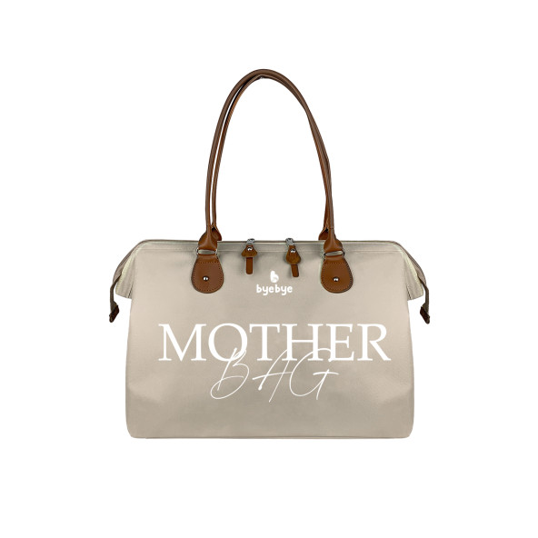 Byebye Mother Bag Anne Bebek Bakım Çantası ( Bej ) - 2