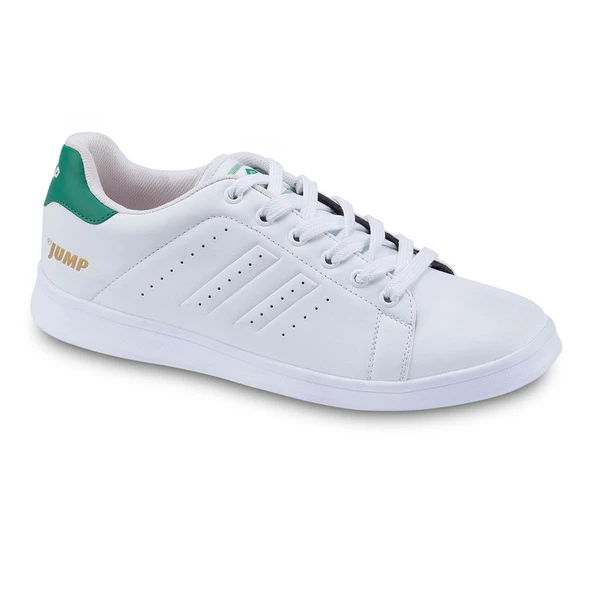 Jump 15307 Beyaz - Yeşil Uniseks Spor Ayakkabı - Resim 3
