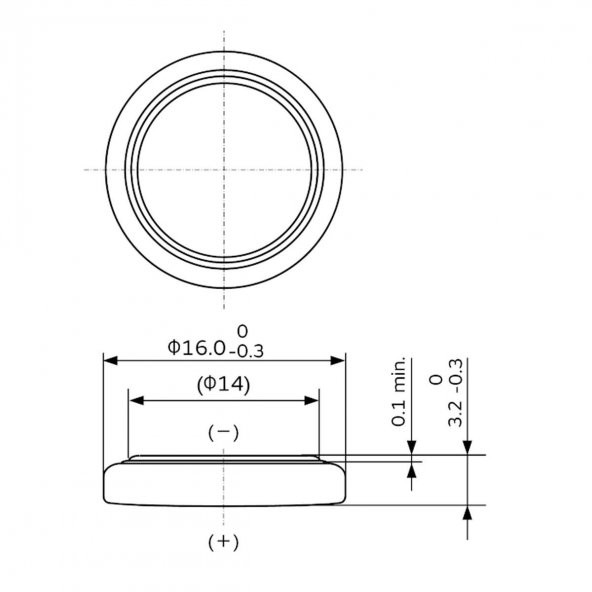GP CR1632 3V Lityum Pil 5li Paket - Resim 3