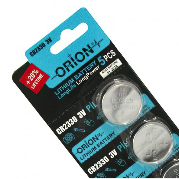 Orion CR2330 3V Lityum Pil 5li Paket - 2