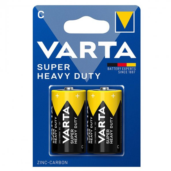 Varta Superlife Manganez Orta Boy Pil 2li Paket