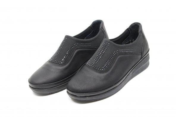 Zerhan 124 Kadın Günlük Kullanım Streç Comfort Ayakkabı - 5