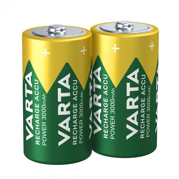 Varta 56714 Power 3000mAh C Şarj Edilebilir Orta Boy Pil 2li Paket - Resim 2