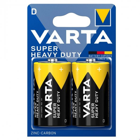 Varta Superlife Manganez Büyük Boy Pil 2li Paket