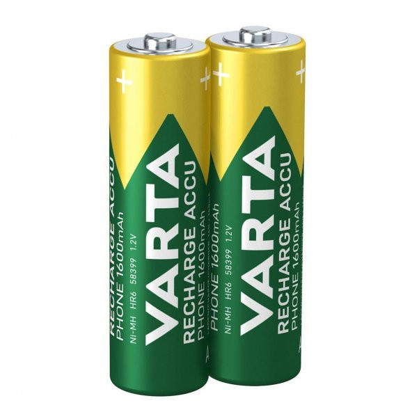Varta 58399 Phone 1600mAh AA Şarj Edilebilir Kalem Pil 2li Paket - 2