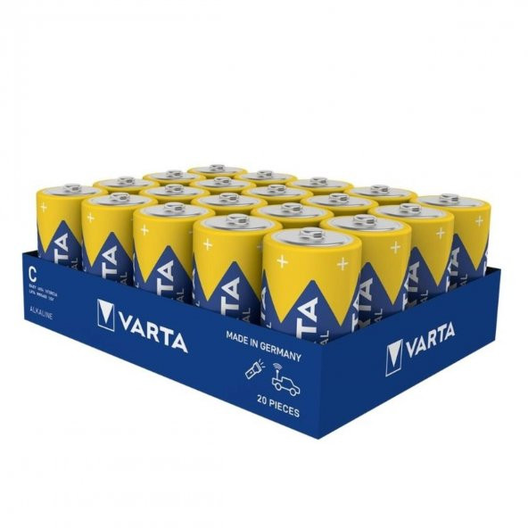Varta 4014 Industrial Alkalin C Orta Boy Pil - 3
