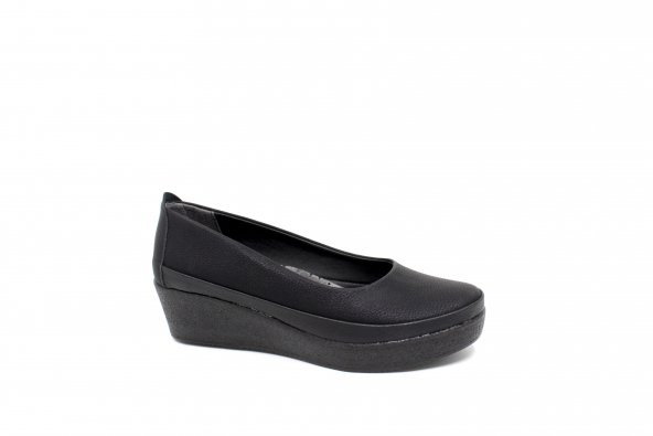 Zerhan Atom Kadın Dolgu Topuk Şık Ayakkabı 4 Mevsim - 2