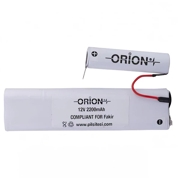Fakir RC1200 Uyumlu Orion 12v 2200mAh Şarjlı Süpürge Pili - 2