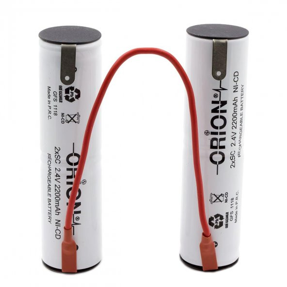 Fakir MRC48 Uyumlu Orion 4.8v 2200mAh Şarjlı Süpürge Pili - Resim 2
