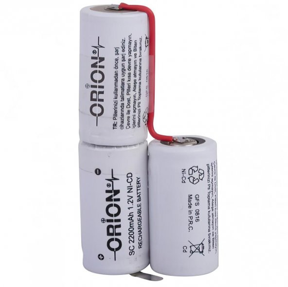 Black Decker Uyumlu ORION 3.6v 2200mAh Şarjlı Süpürge Pili - 1