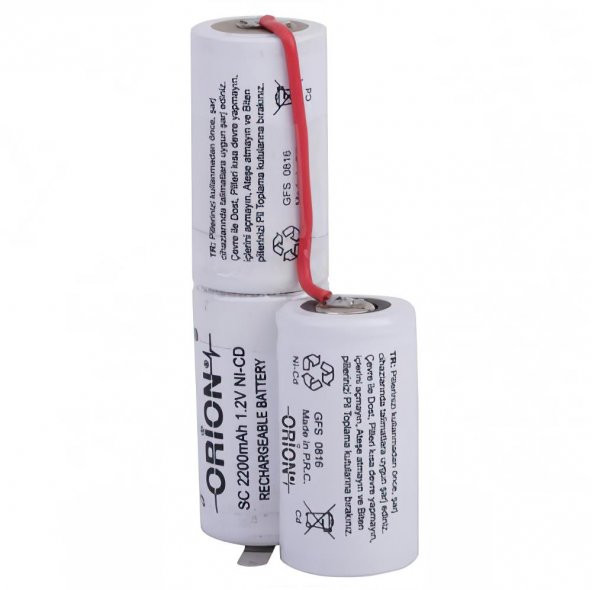 Black Decker Uyumlu ORION 3.6v 2200mAh Şarjlı Süpürge Pili - 2