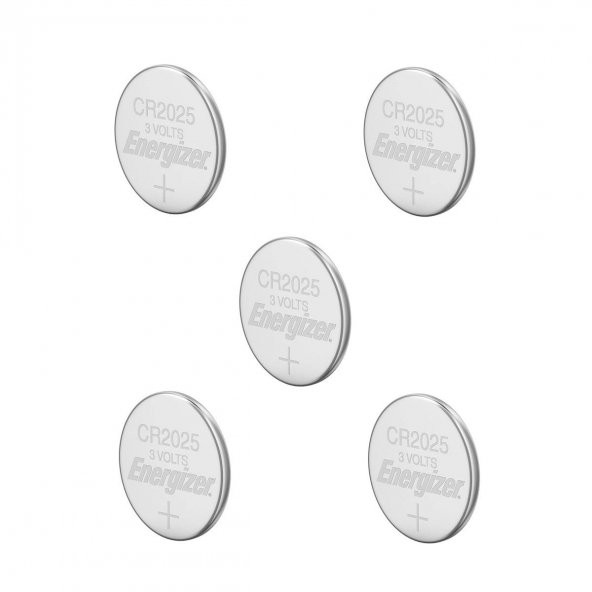 Energizer CR2025 3V Lityum Pil 5li Paket - 2