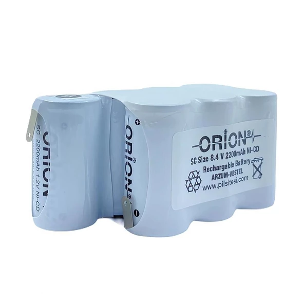 Arzum AR449 Serisi Uyumlu Orion 8.4v 2200mAh Şarjlı Süpürge Pili - 2