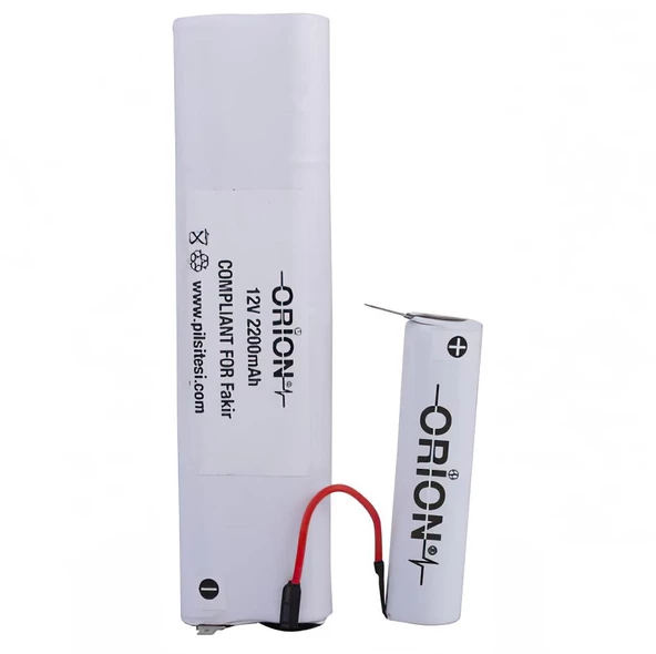 Fakir RC1200 Uyumlu Orion 12v 2200mAh Şarjlı Süpürge Pili - 1
