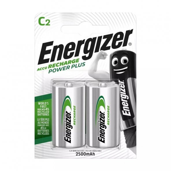 Energizer Power Plus C Boy 2500mAh 2li Kart