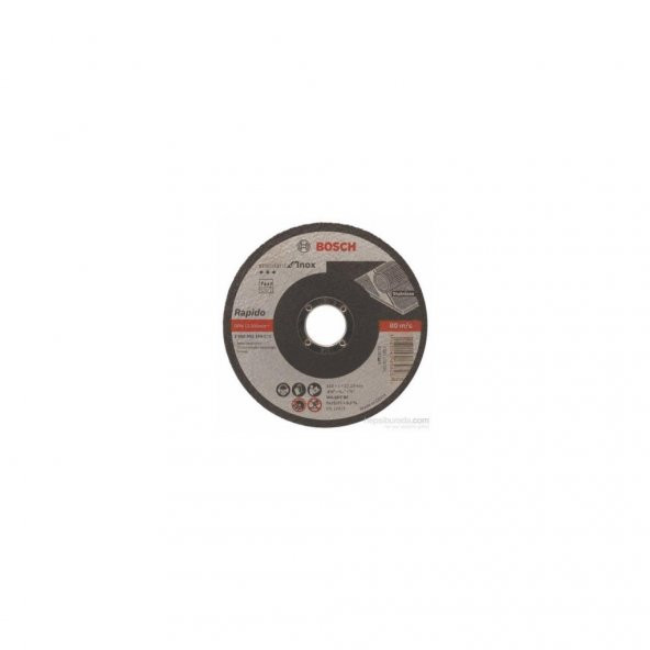 Bosch Standat İnox Kesici 115X1X22,23 mm - 2