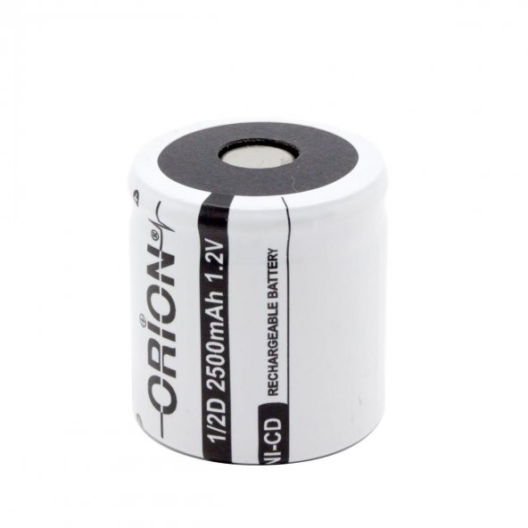 Orion 1.2V Ni-Cd 1/2D 2500mAh Şarj Edilebilir Pil - 2