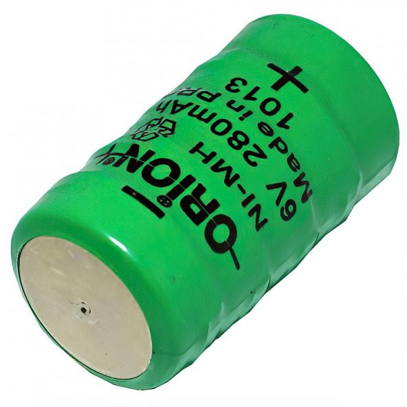 Orion 6V 280mAh Ni-Mh Şarj Edilebiir Buton Pil - 2