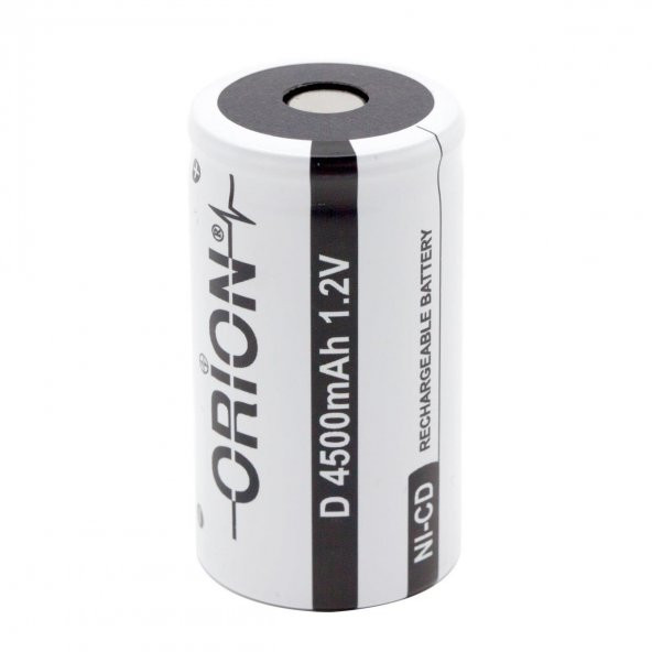 Orion 1.2V Ni-Cd D 4500mAh Büyük Boy Şarj Edilebilir Pil - 2