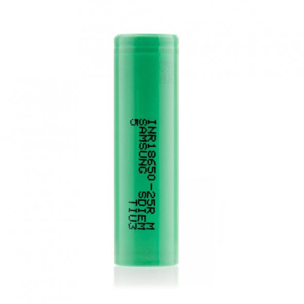 Samsung INR18650-25R 3.7V 2500mAh Şarj Edilebilir Li-ion Pil