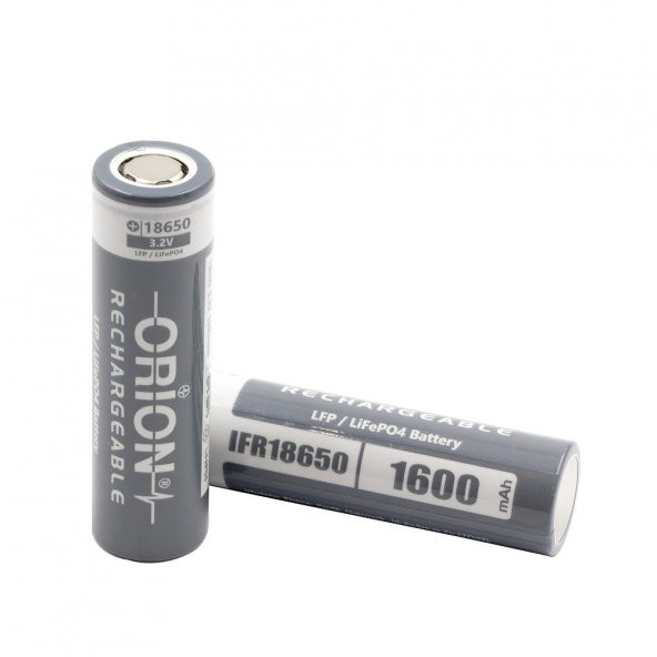 Orion IFR18650 3.2V 1600mAh LiFePO4 Pil - 3