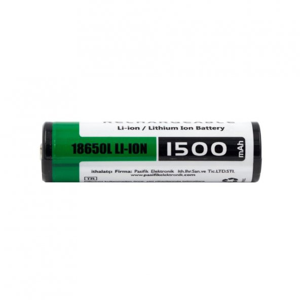 Orion 18650L 3.7V 1500mAh Başlı Li-ion Şarj Edilebilir Pil - 2