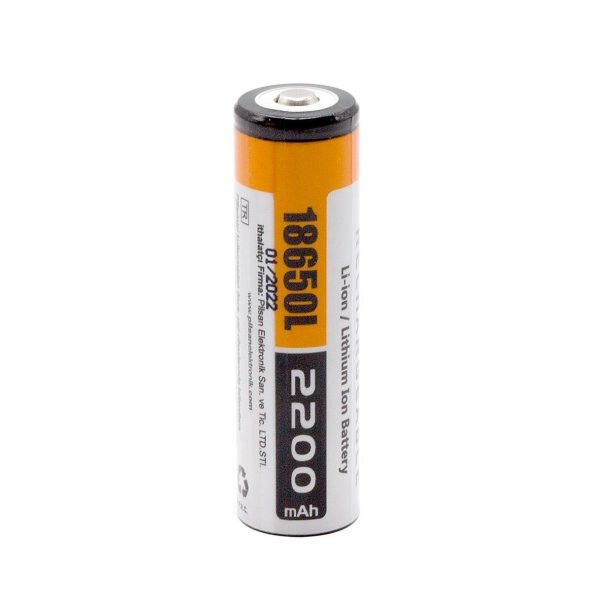 Orion 18650L 3.7V 2200Mah Şarj Edilebilir Li-İon Pil - Başlı - 2