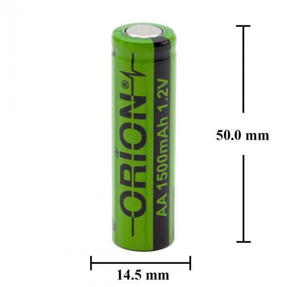 Orion 1.2V Ni-Mh AA 1500mAh Şarj Edilebilir Kalem Pil - 4