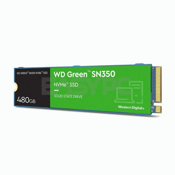 WD Green 480GB Nvme SN350 SSD WDS480G2G0C 2400MB/s-1650MB/s - 2