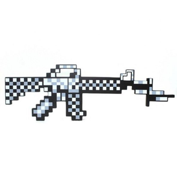 Minecraft Stil Tabanca Tüfek 60 cm - 1