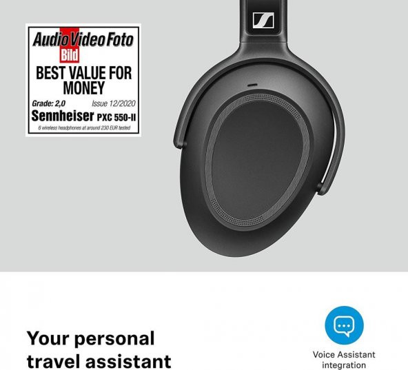 Sennheiser PXC 550-II Wireless ANC Kulak Üstü Bluetooth Kulaklık Outlet - 4
