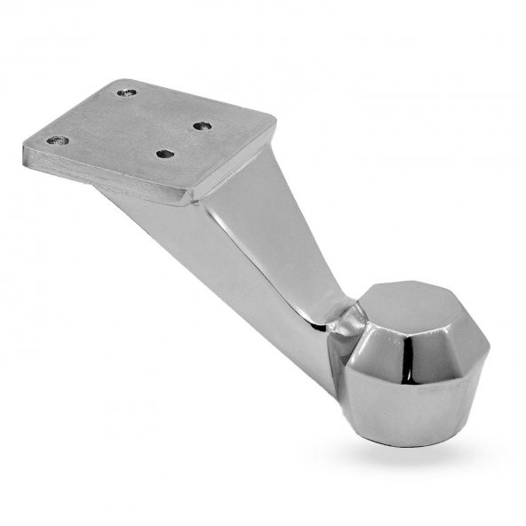 Mobilya Kanepe Koltuk Sehpa Ünite Ayağı 7 cm Krom Metal Baza Ayak ürün görseli