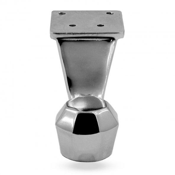 Mobilya Kanepe Koltuk Sehpa Ünite Ayağı 7 cm Krom Metal Baza Ayak - Resim 2