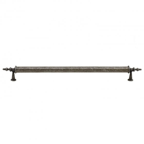 Çekmece Dolap Kapak Kulpu Kulbu 224 mm Antik Gümüş Lüx Metal Kulp - 4