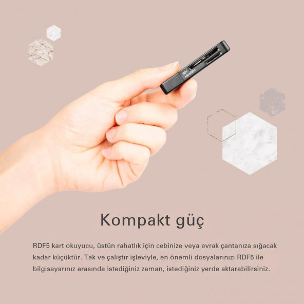 Transcend TS-RDF5R SD/microSD USB 3.1 Kart Okuyucu Pembe - 6