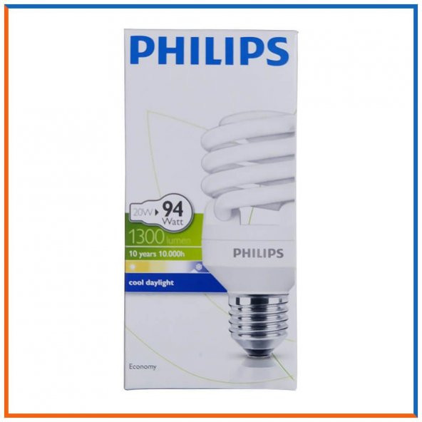 Philips 20 Watt Tasarruflu Ampul Beyaz
