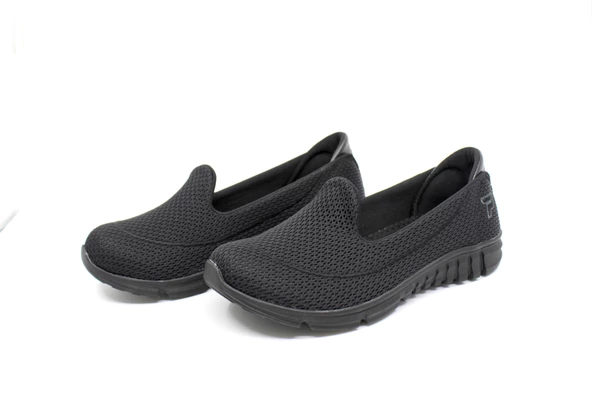 Zerhan Kadın Siyah Babet Spor Ayakkabı - 4