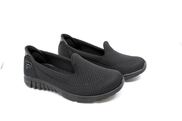 Zerhan Kadın Siyah Babet Spor Ayakkabı - 5