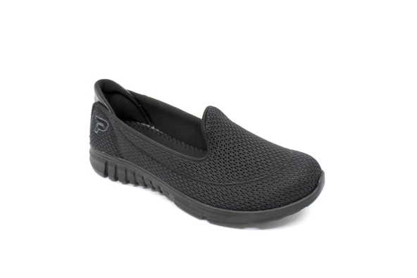 Zerhan Kadın Siyah Babet Spor Ayakkabı - 2