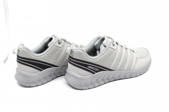 Lescon Flex Legend Gri Erkek Spor Ayakkabı - 6