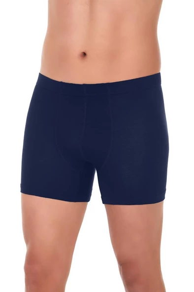 6 Adet Yıldız Erkek Bambu Boxer Short Lacivert 323