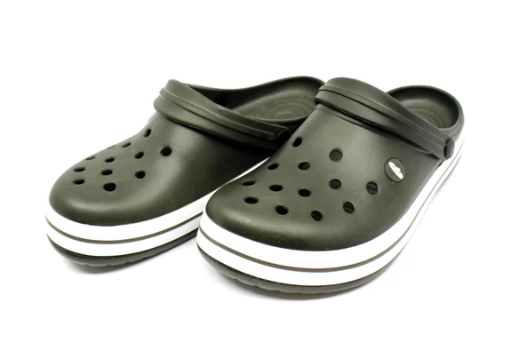 Akınal Bella 195 Haki-Beyaz-Haki Unisex Sabo Terlik - 6