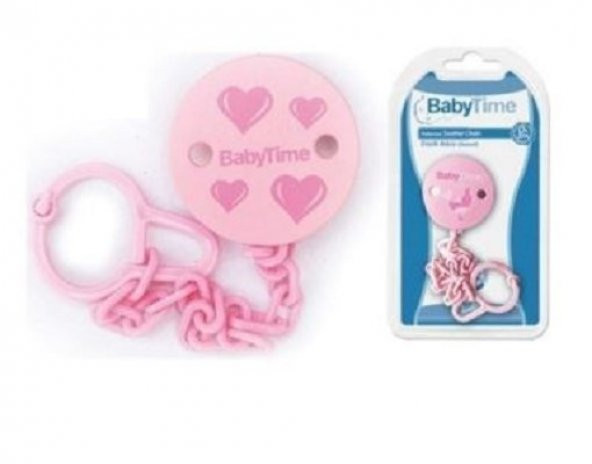 Babytime Desenli  Emzik Askısı (198) 8699943241988