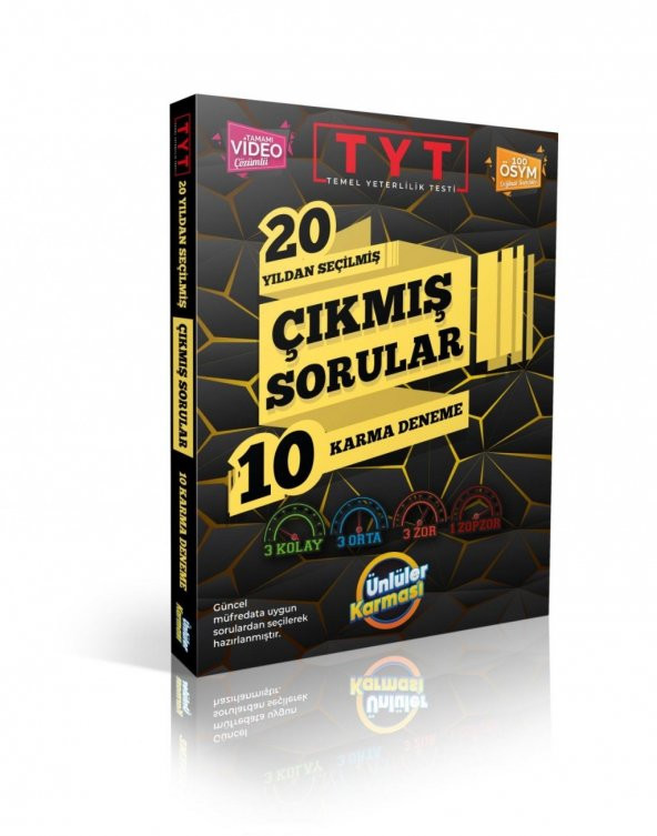 TYT 20 Yıldan Seçilmiş 10 Karma Deneme Ünlüler Karması